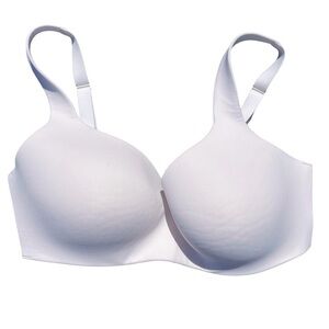 Athleta wireless comfort bra molded adjustable white 38DD plus size 38E